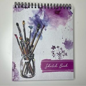 NEW Spiral-Top Hardcover Artist's Sketch Book (Plain Pages) 11 x 8.5"